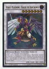 Assault Blackwing - Raikiri the Rain Shower - DOCS-EN047 - Ultimate Rare - Unlimited Edition